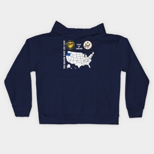 State of Oregon Kids Hoodie